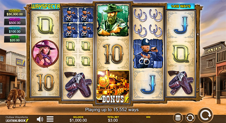 Free Demo Version of the Outlaw Waysfecta Online Slot