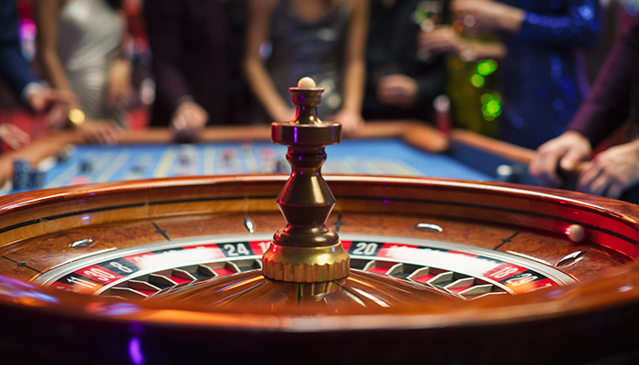 An image of a roulette wheel