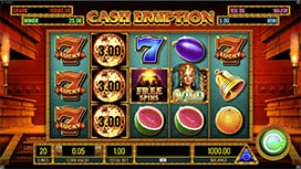 Cash Eruption online slot available at Spin Palace Casino