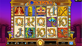 Cleopatra online slot available at Golden Nugget