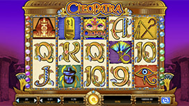 Cleopatra online slot available at Hollywood Casino