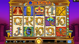 Cleopatra online slot available at Stardust