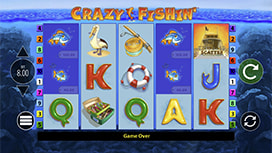 Crazy Fishin online slot available at betOcean