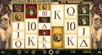 Divine Fortune Megaways online slot available at Borgata