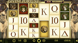 Divine Fortune Megaways online slot available at Hollywood Casino