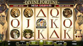 Divine Fortune online slot available at Stardust