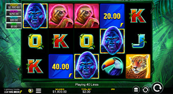 Lightning Gorilla Online Slot Available at BetRivers