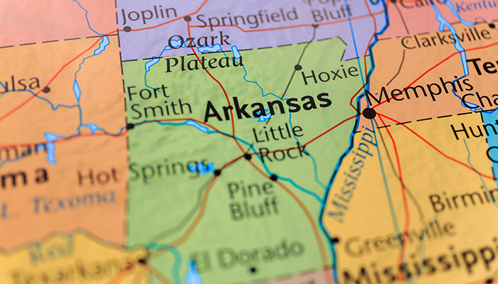 Map of Arkansas