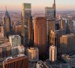 View of the downtown skyline in Philadelphia city center, Pennsylvania