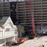 Tropicana Casino demolition in Las Vegas