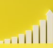 A bar chart showcasing the increase in New Jersey online gambling revenue