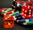 Dice and casino chips