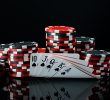 Poker chips and cards