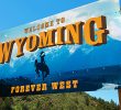 Wyoming welcome sign